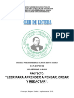 PROYECTO - LECTURA 