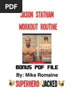 Jason Statham Workout Routine: Bonus PDF