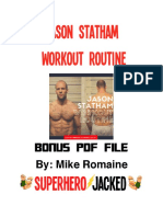 Jason Statham Workout Routine: Bonus PDF