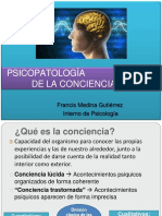 Alteraciones de la conciencia en psicopatología