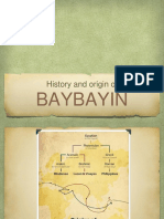 History and Origin Of: Baybayin