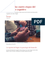 Piaget y Las Cuatro Etapas Del Desarrollo Cognitivo