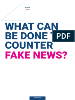 What Can Be Done To Counter: Fake News?