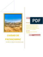 Ciudad de Pachacamac Historia