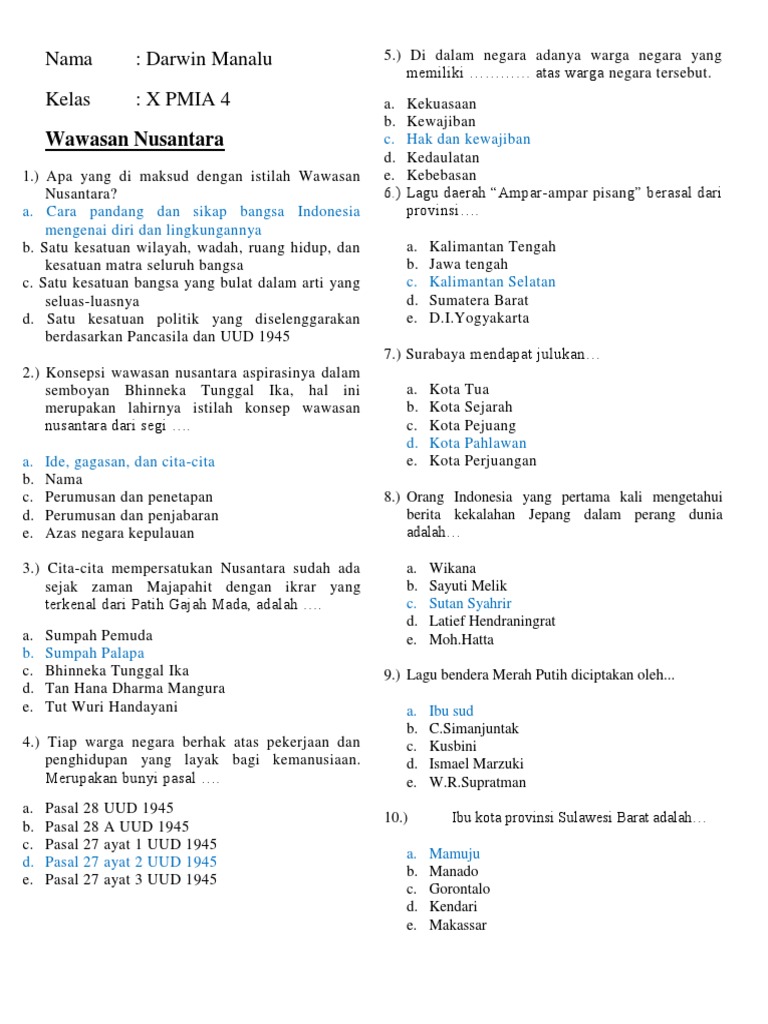 Wawasan Nusantara