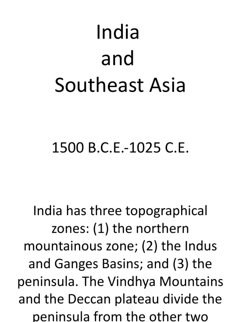 Ancient India and Southeast Asia History | PDF