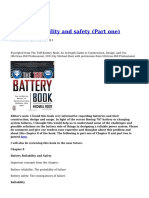 Battery Reliability and Safety