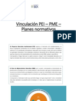 Vinculación PEI – PME – Planes normativos (2).pptx