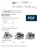 Evaluacion Simbolos Patrios