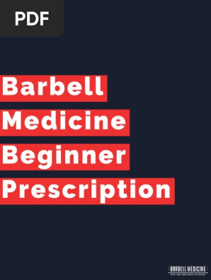 Barbell Medicine Beginner Prescription