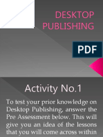 Desktop Publishing Pre-Assessment