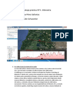 Trabajo práctico de altimetría de rutas entre ciudades de Argentina y Chile