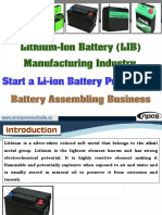 Lithium-Ion Battery (LIB) Manufacturing Industry-945487 PDF