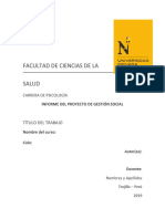 Informe Final de Proyecto de Gestión Social - 2 - 1 - Formato