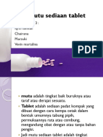 Mutu Sediaan Tablet SOLID Kelompok 3