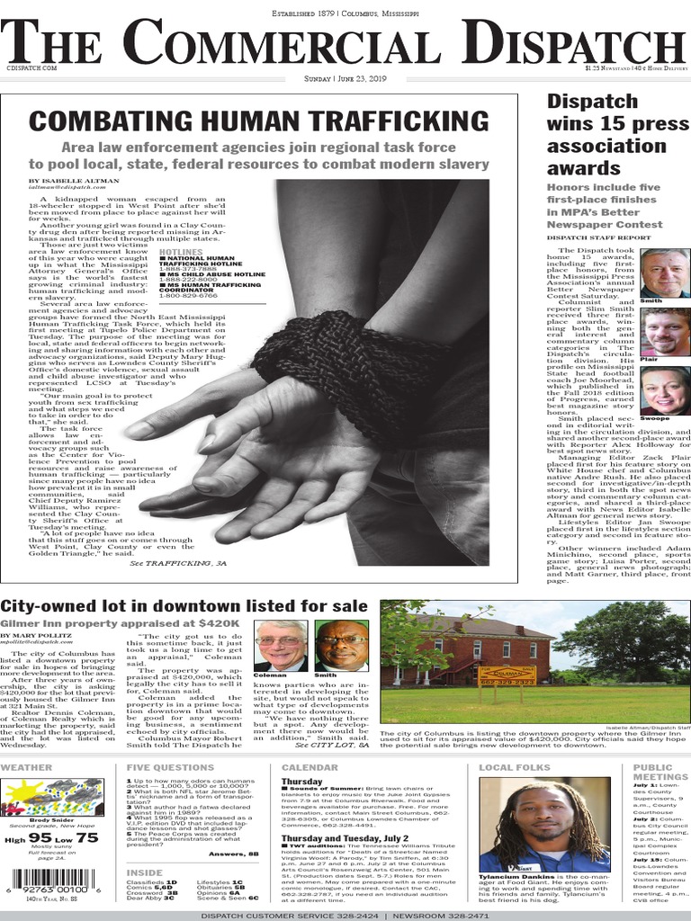 Commercial Dispatch Eedition | PDF | United States Postal Service | Human Trafficking