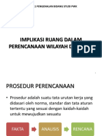 Implikasi Ruang Dalam Perencanaan Wilayah Dan Kota