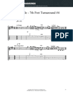 Blues Scale - 7th Fret - Turnaround #4