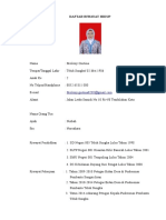 Daftar Riwayat Hidup