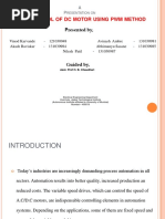 Speed Control of DC Motor Using PWM Meth PDF