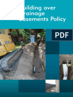 Building Over Drainage Easements Policy