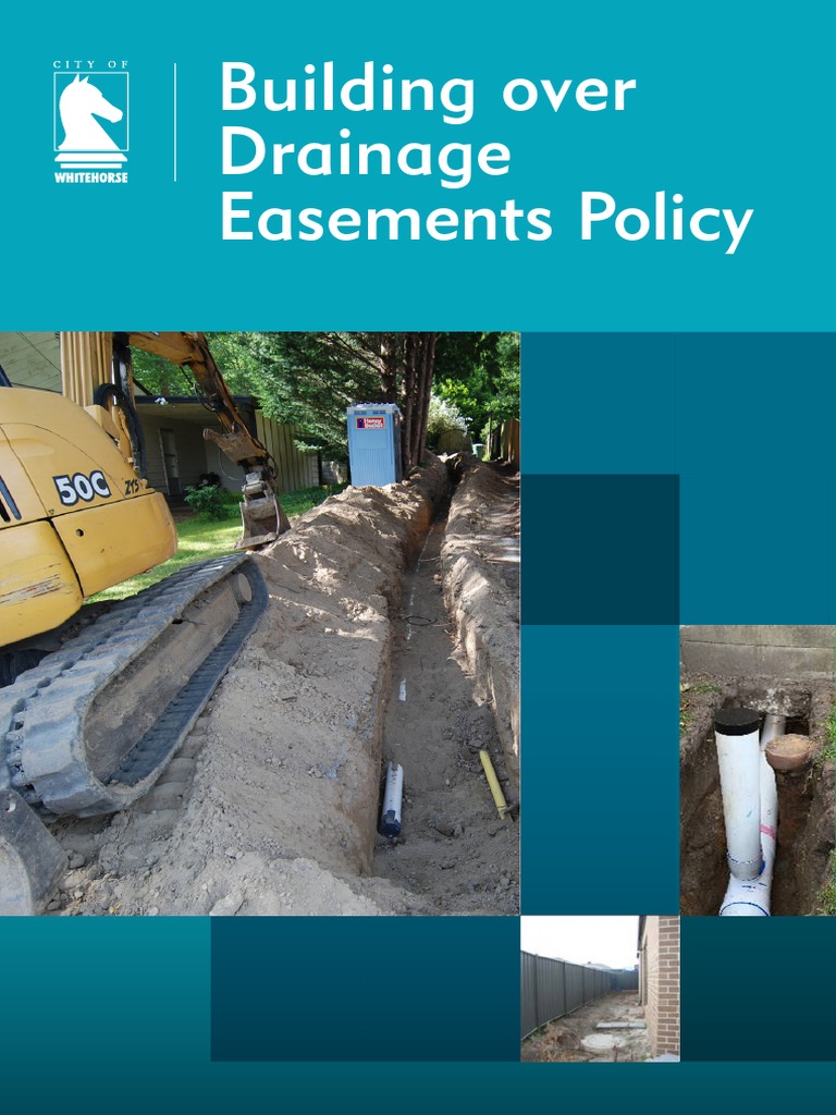 Building Over Drainage Easements Policy PDF Storm Drain Drainage