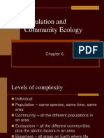 CH 6 Population and Community Ecology