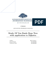 Study of Van Emde Boas Tree With Application To Dijkstra: Advanced Problem Solving