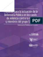 Actuación Defensoría Pública Violencia