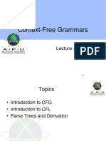 Context-Free Grammars: Lecture - 6