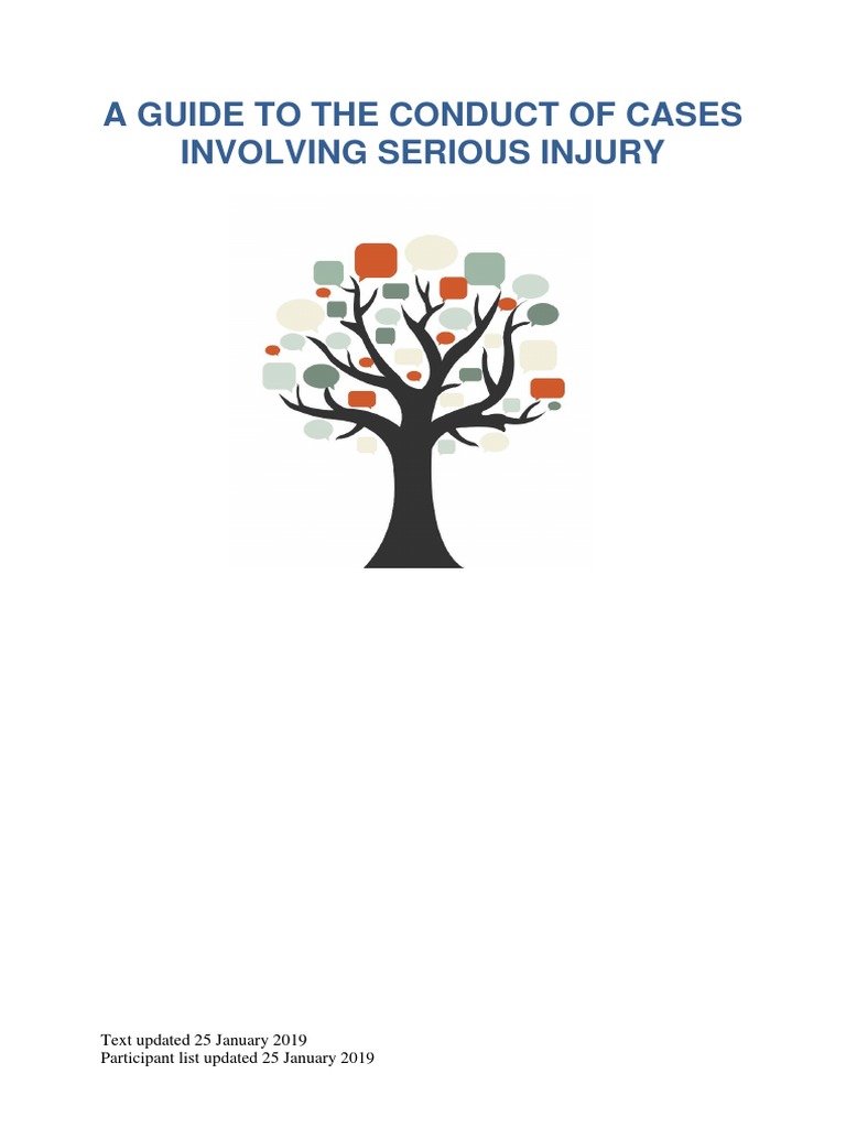 A Guide To The Conduct of Cases Involving Serious Injury | PDF ...