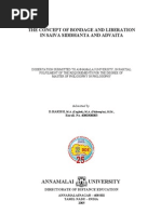 Download Concept of Bondage and Liberation in Saiva Siddhanta and Advaita by tdharish SN41422940 doc pdf
