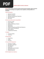 Matlab Syllabus