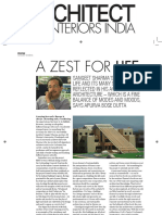 A Zest for Life: Architect Sangeet Sharma's Passion for Design