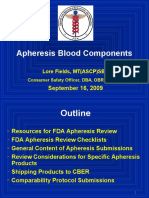 Apheresis Licensure