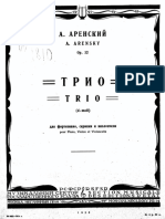 Arensky-Op32.Piano Trio Nº1