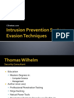 DEFCON 24 Thomas Wilhelm Intrusion Prevention System Evasion Techniques