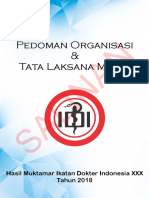 Pedoman Organisasi Dan Tata Laksana Majelis Kehormatan Etik Kedokteran Tahun 2018