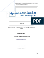 Díaz López Los Hombres de La Edad de Hierro