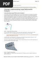 Understanding Large Deformation Analysis