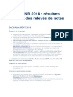 Bac Et DNB 2018 PDF