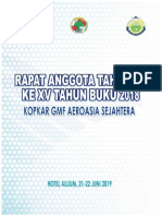Buku LPJ Pengurus Dan Pengawas RAT Ke 15 Tahun Buku 2018 PDF