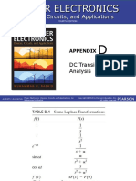 Devices, Circuits, and Applications: DC Transient Analysis