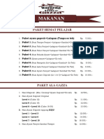 Daftar Menu Makanan GAZZA Baru 2