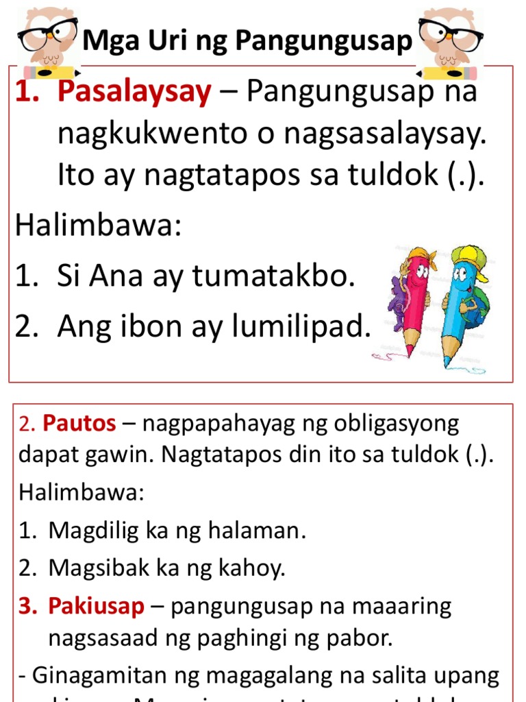 5 Halimbawa Ng Patanong Na Pangungusap