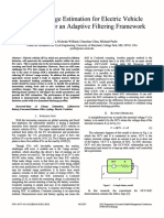 State of Charge Estimation For Electric Vehicle Batteries Under An Adaptive Filtering Framework