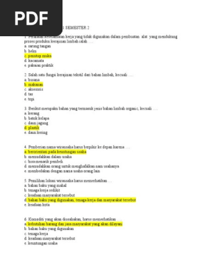 Soal Uts Kelas 11 Semester 2 Docx
