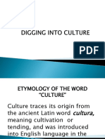 Digging Into Culture