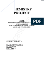 Chemistry Project: Name:Ruturaj Das Class:Xii B Roll No: 32