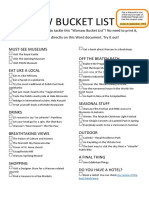 Warsaw Bucket List PDF